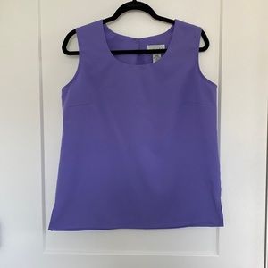 Vintage Anthony Richards Lavender Boxy Sleeveless Top